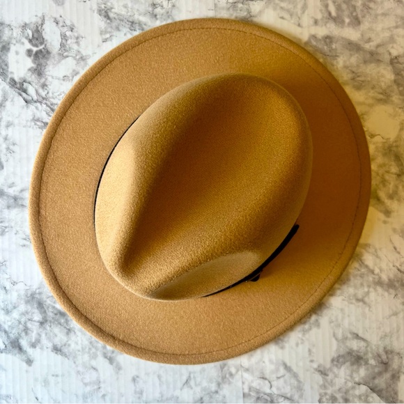 Tan wide brim western/fedora style hat (NWOT) - Picture 3 of 8